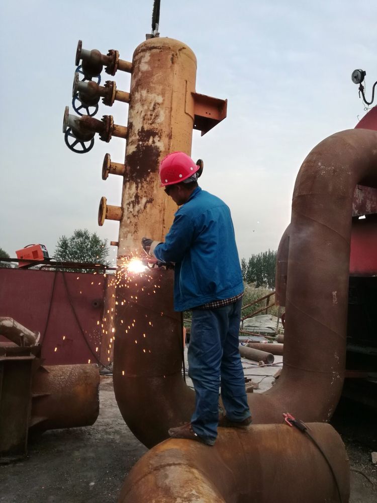 中国著名雕塑家邱天老师告诉您：钢铁装置雕塑是怎么做成的！（二）