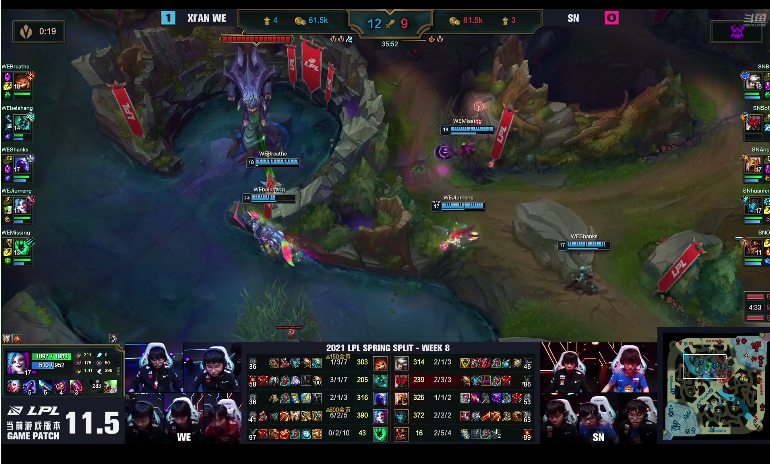 " battlefield report " picturesque battle array of beauty of round battle collision is surpassed after Suo Dingji of with one action of dovish play WE