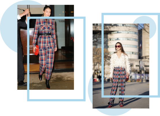 复古风今年强势来袭，款式百搭的格纹裤“卷土