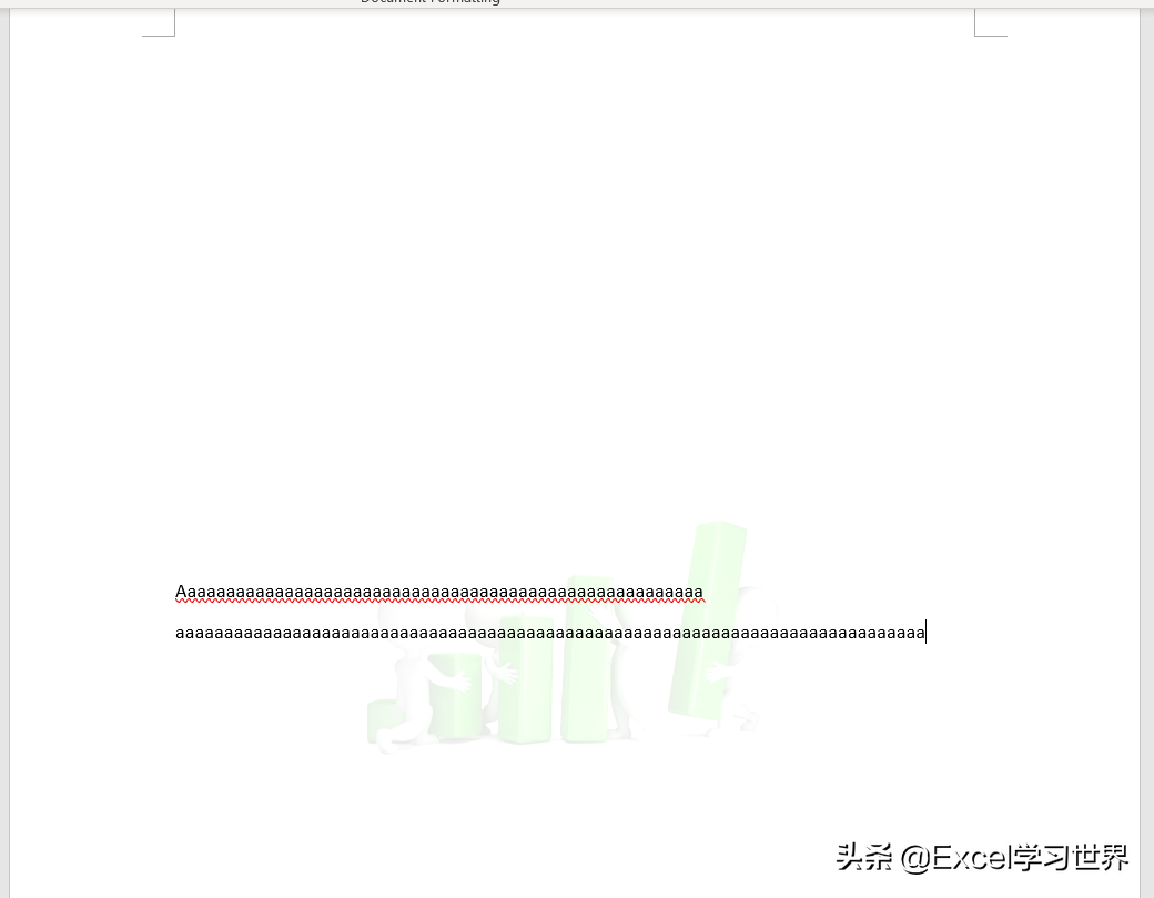 如何在 Word 中插入一整張背景圖片？圖片不要循環顯示