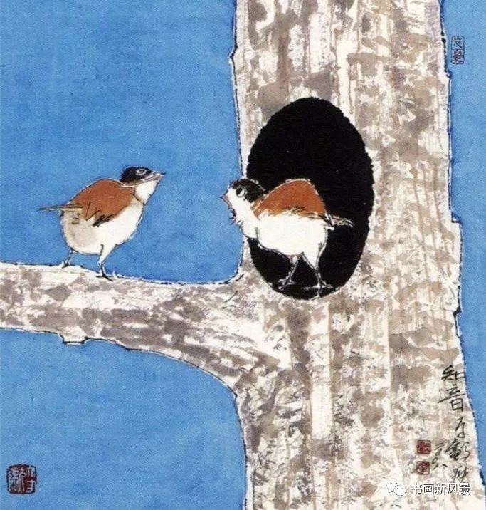分享一组国画小品，满满的田园野趣