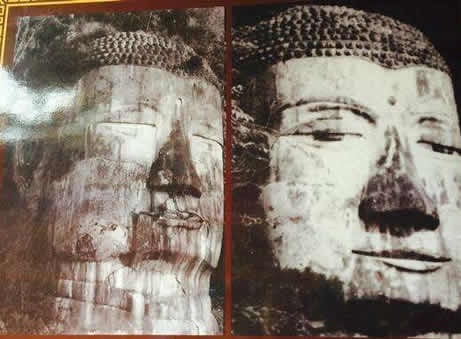 1962年，乐山大佛为何会“闭眼”？专家：一直不
