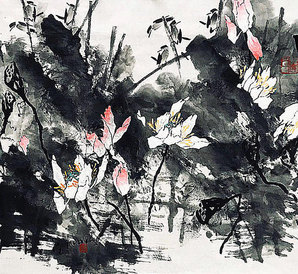 画家李聿仁先生作品——厚实灵动 墨色神韵