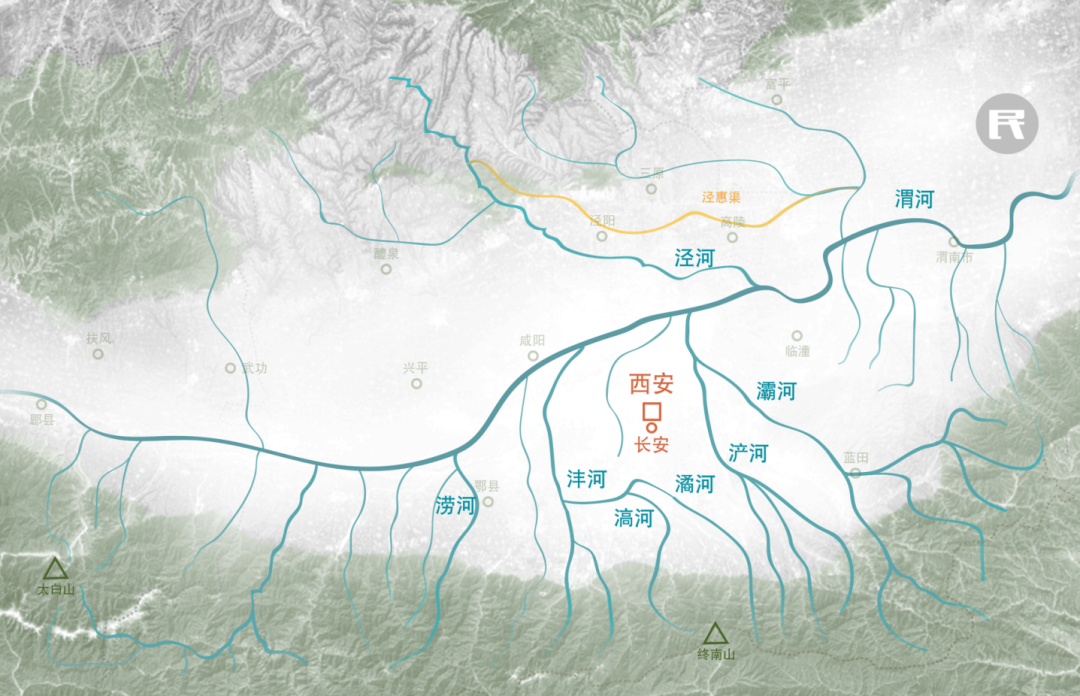 民國時期“八水繞長安”