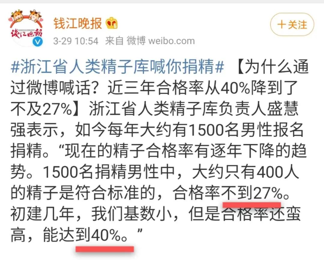 “弹”尽粮绝：当代男人精子合格率不足27%，数量不如爸爸一半？这些年，他们到底经历了什么……