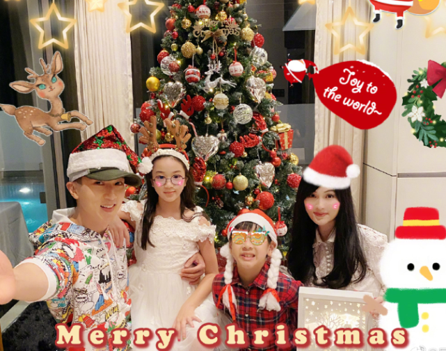 吳尊帶兒女玩水，Neinei穿泳裝展長腿，max秀高難度倒立