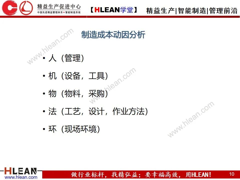 「精益學堂」最有效的成本低減手段