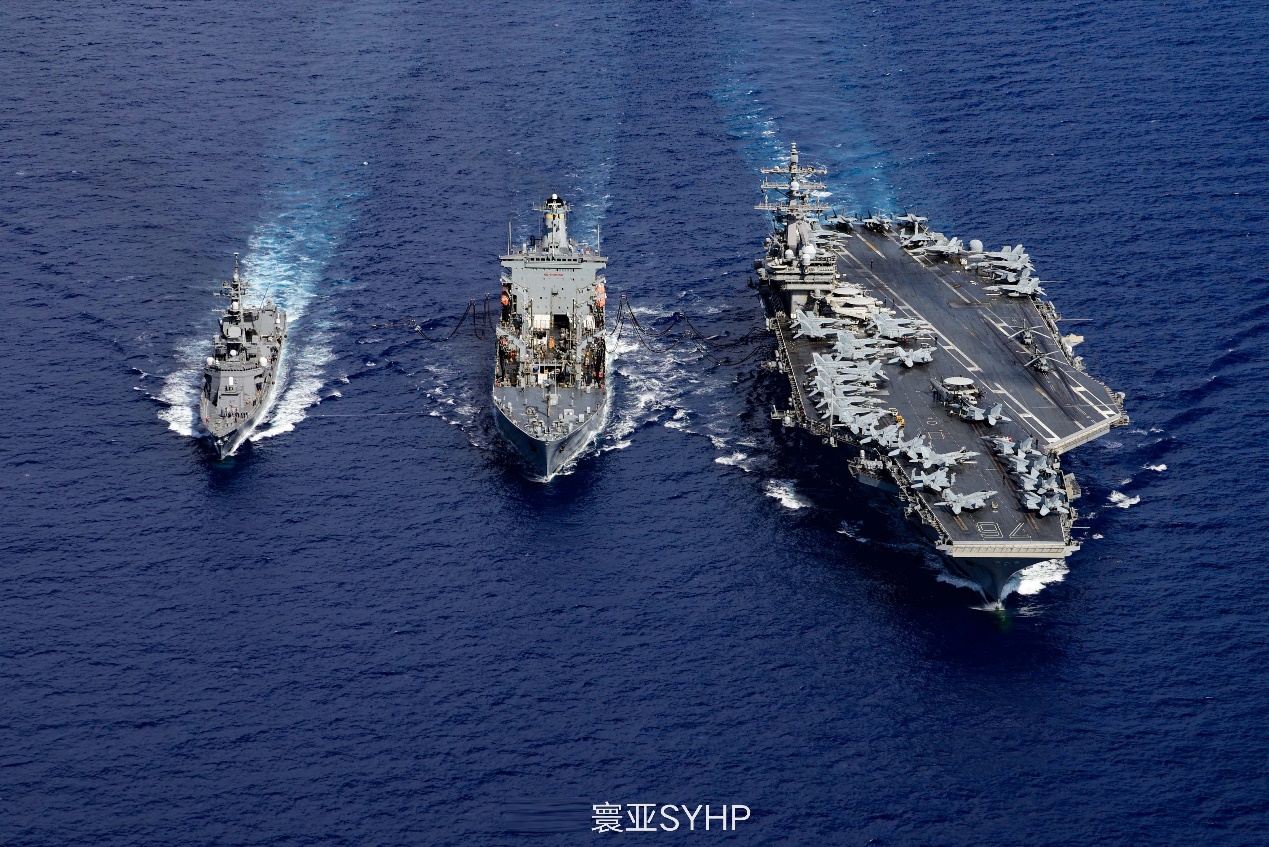 疫情越重、軍演越狠？美日三艘巨艦闖蕩西太平洋，釋放戰備信號