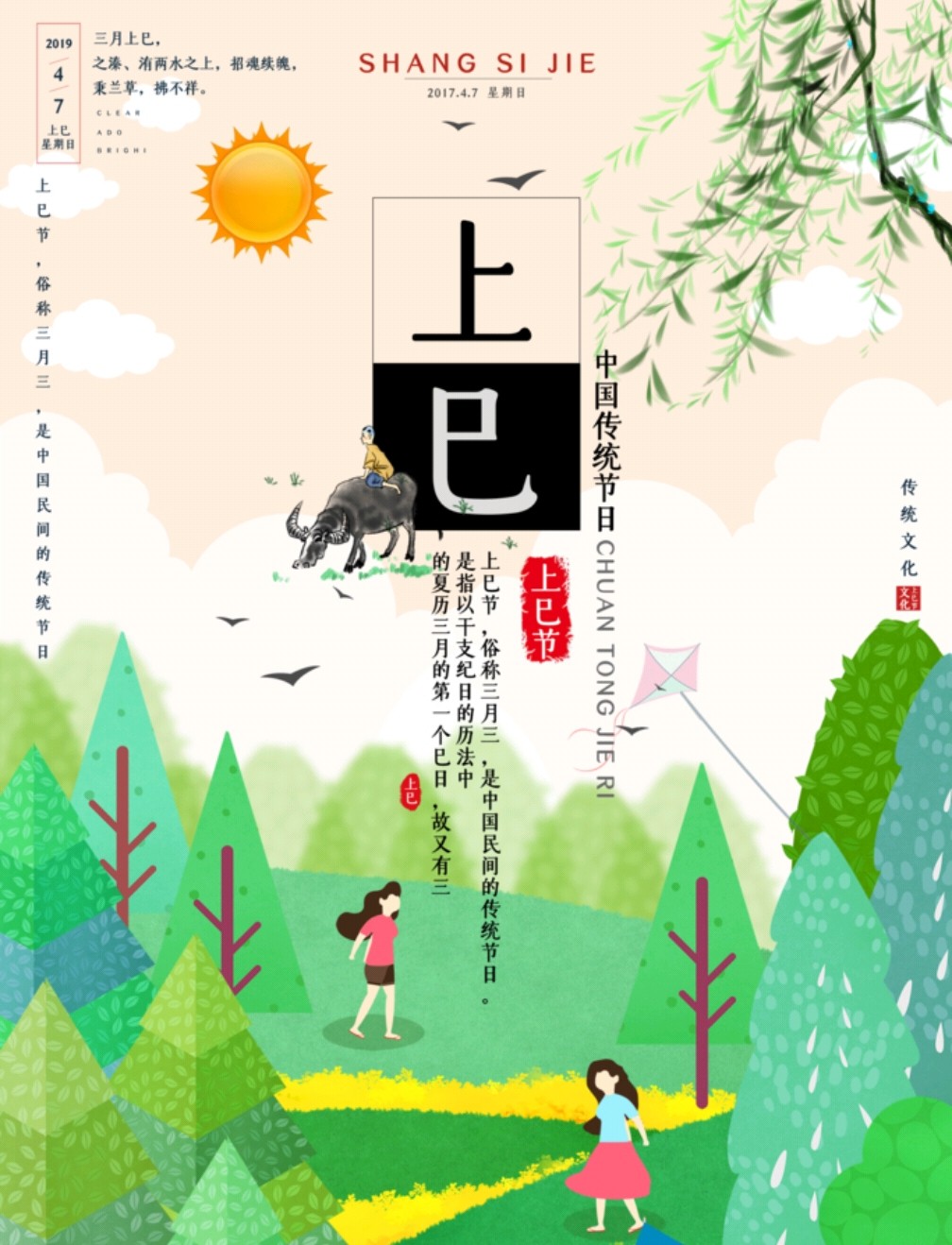 今天「三月三」,傳統的上巳節,宜驅邪避災、祓除畔浴、近水祝殖 - 資訊咖