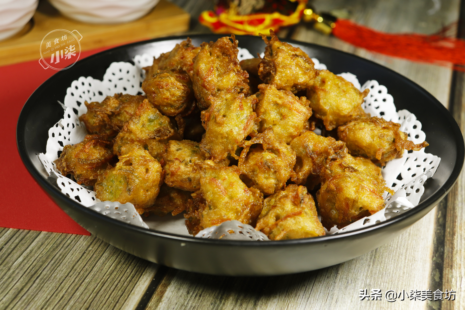 炸蘿蔔丸子不加一滴水，老式做法，丸子外酥裡軟，放10天也不硬