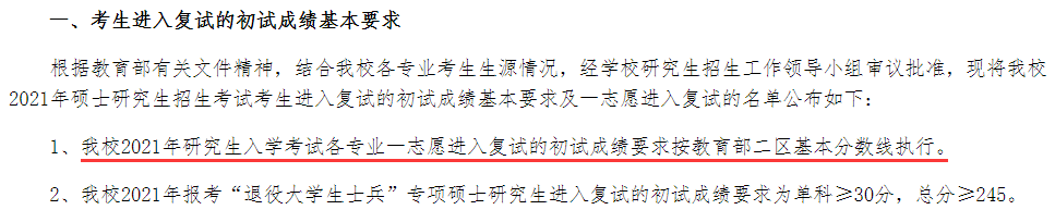 求求你看看吧！这些学校过线就能复试！没过线也能破格录取