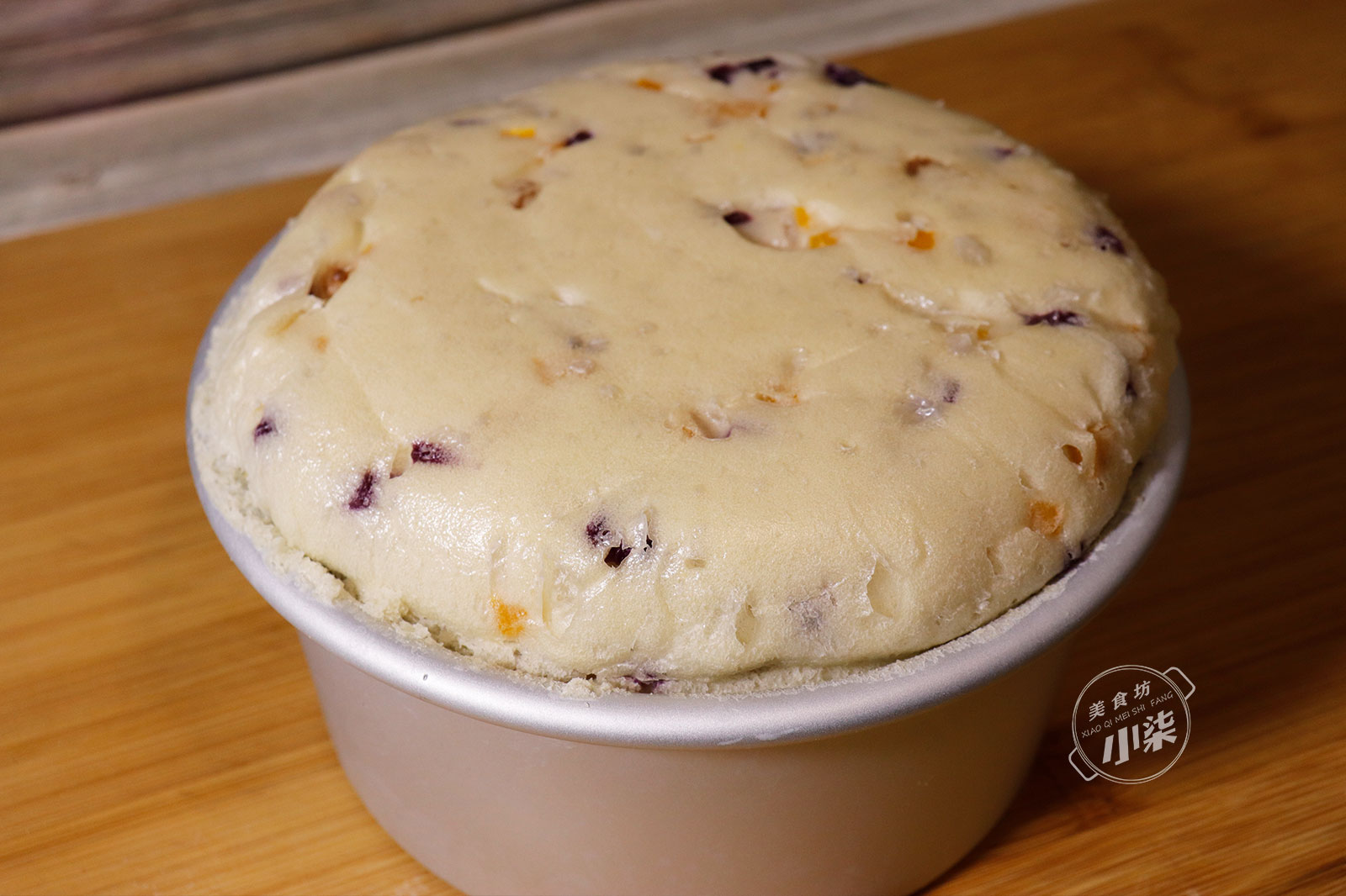 南瓜紫薯發糕做法，攪一攪，出鍋不塌陷不回縮，比油條包子都好吃