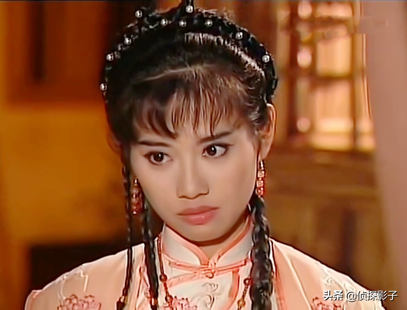 20岁的陈松伶，在90年代的港剧中，塑造了5个经典古装美人