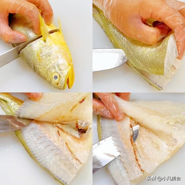 The simplest method of yellow croaker is "steamed yellow croaker". The meat is tender, nutritious and delicious.