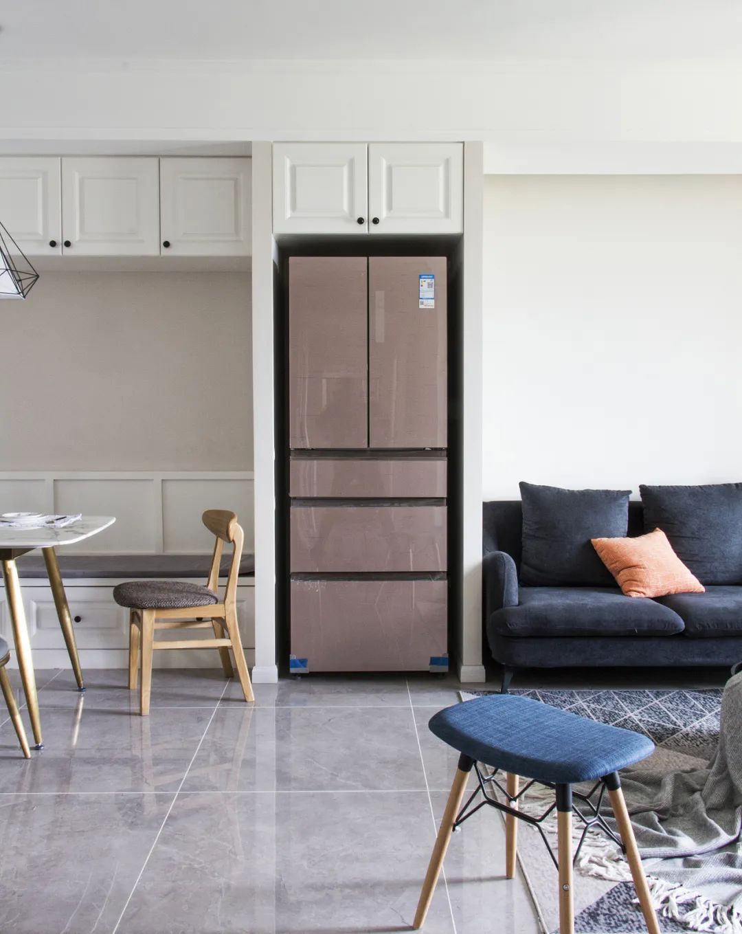 98㎡简约美式+北欧，成熟优雅的空间，布置舒适温情的家具