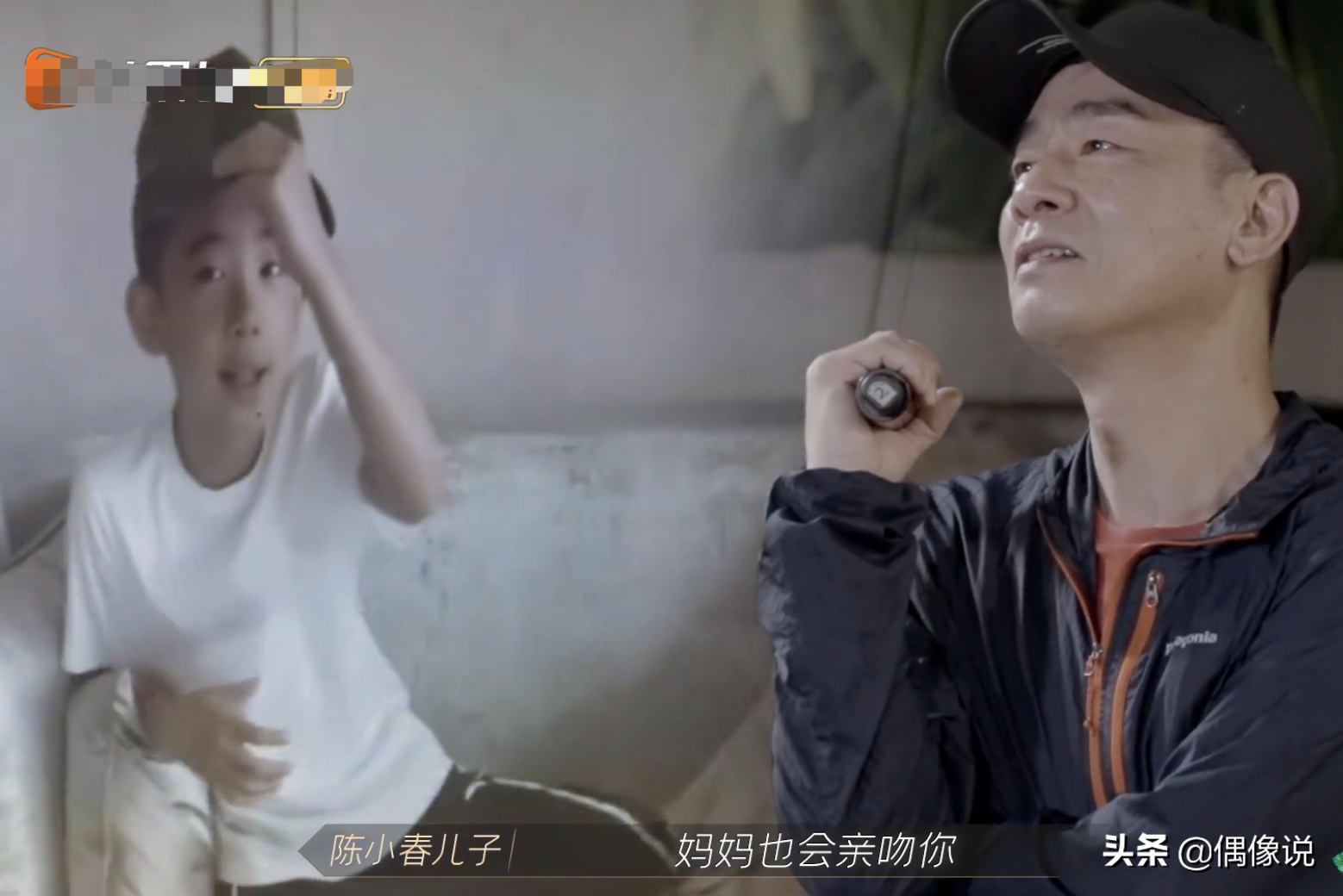 8岁jasper出镜《披荆斩棘》为陈小春庆生，用词贴心，一碗水端平