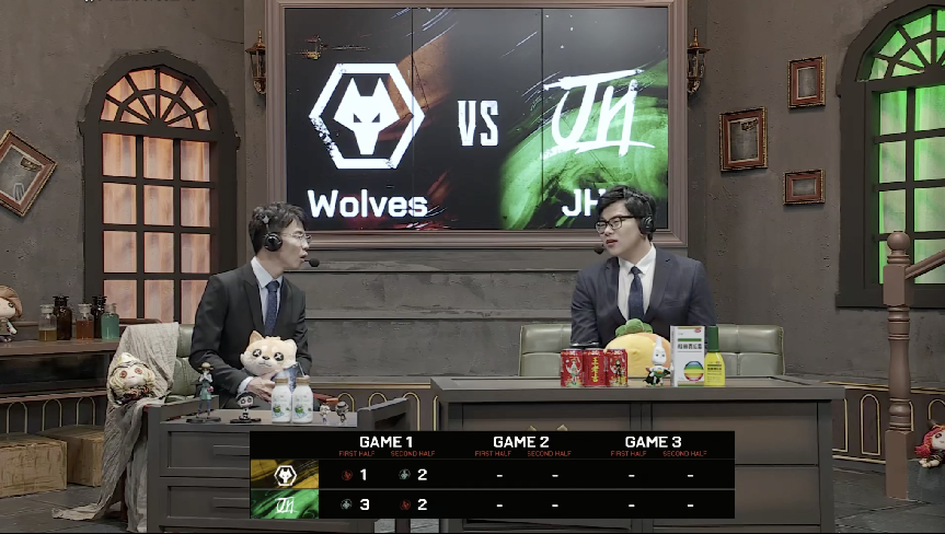 第五人格2021IVL夏季赛常规赛Wolves vs JHS 第一局