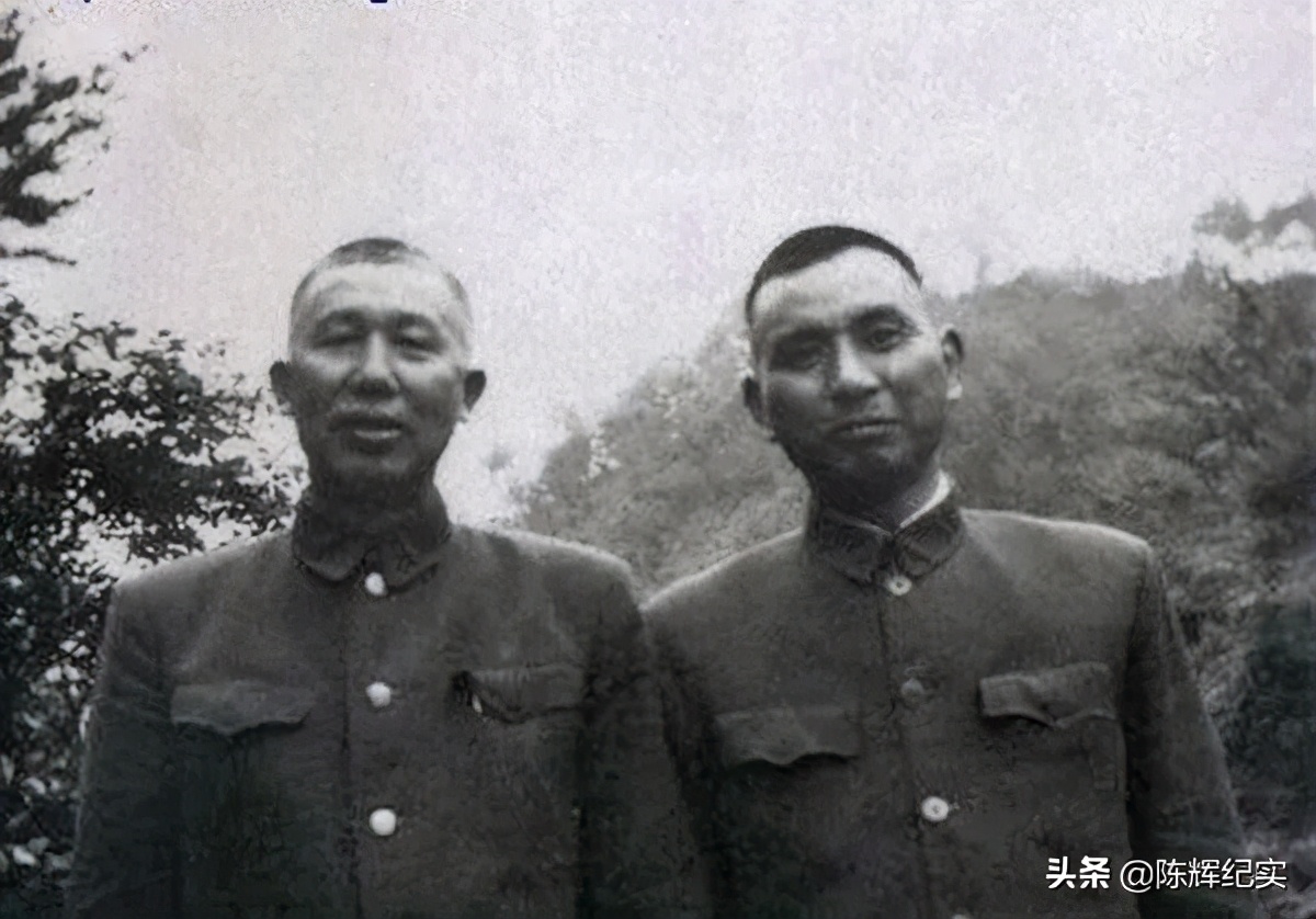 毛泽东接见志愿军司令杨勇和政委王平