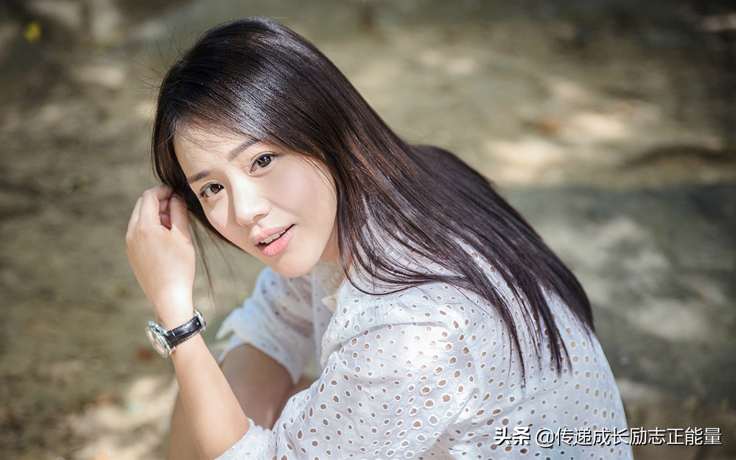 Ma Saichun is exposed to the sun to have the outgoing message after depressed disease half an year: I laugh afresh again blossommed, she is very good really