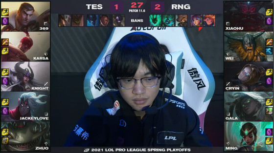 LOL-LPL：双TP极限偷家笑到最后，RNG鏖战五局3-2淘汰TES