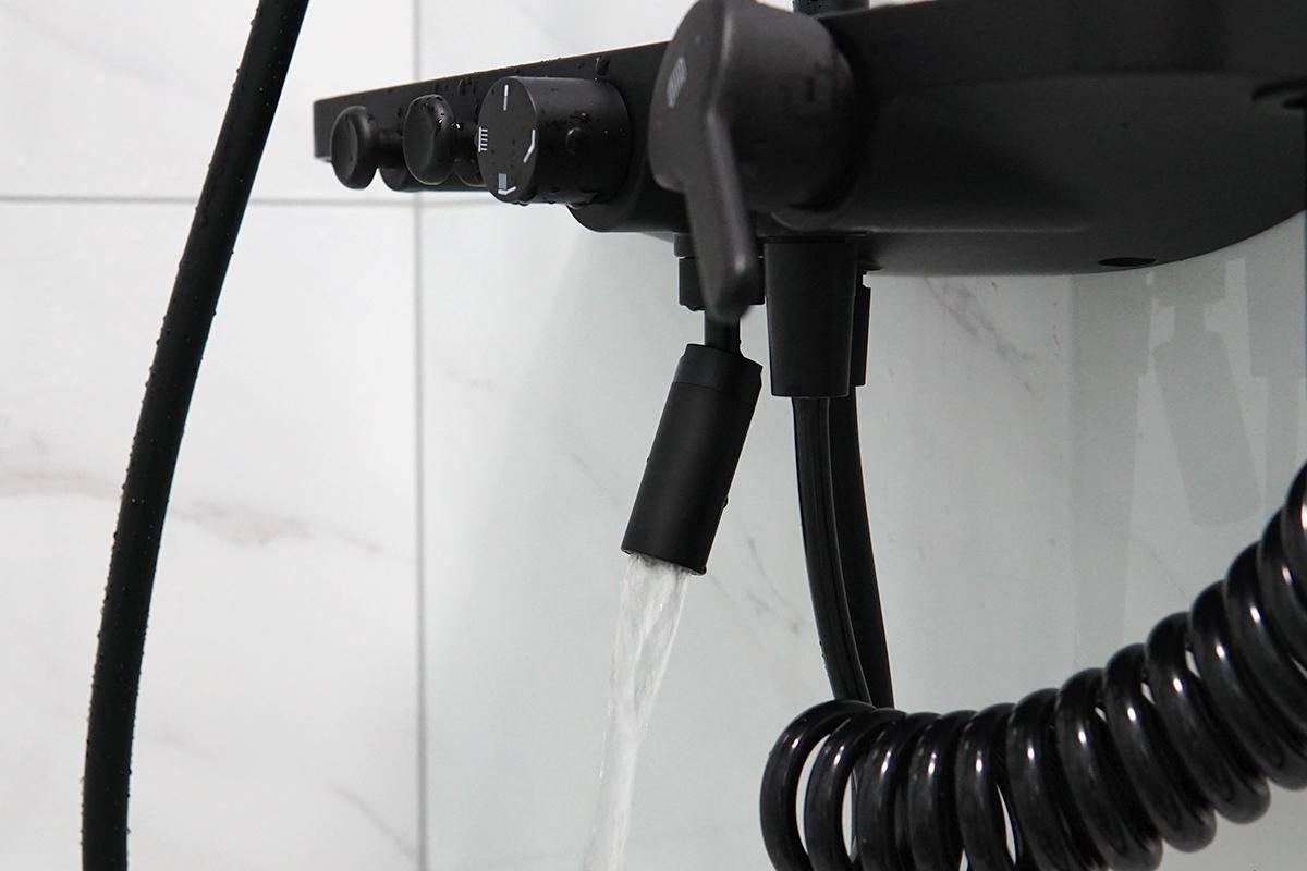 diiib大白多功能黑钻花洒带来淋浴新体验~洗澡爽翻