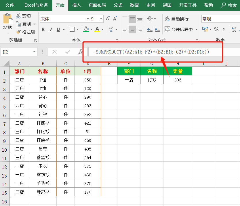 Excel求和技巧：6个求和公式满足日常工作需要