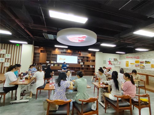 肖家河街道科园社区举办“学党史、品清茶、话清廉”廉洁文化教育活动