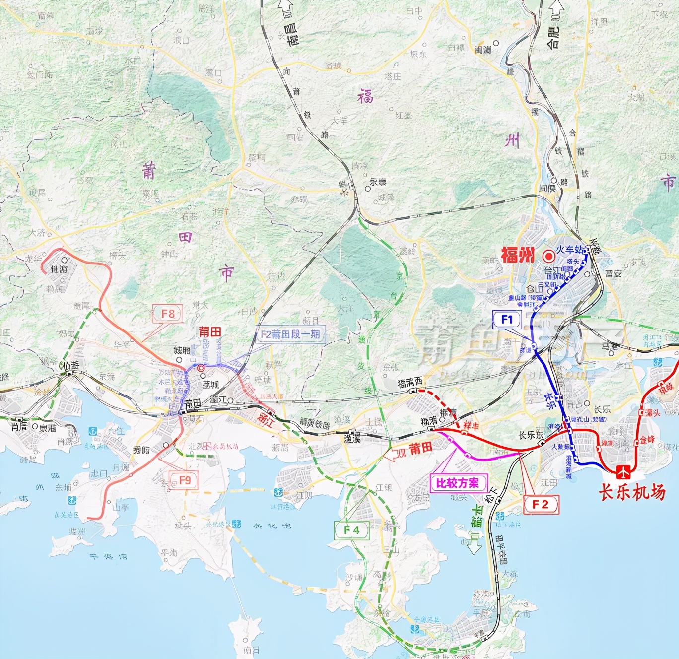 最新！福建将规划建设8条城际铁路