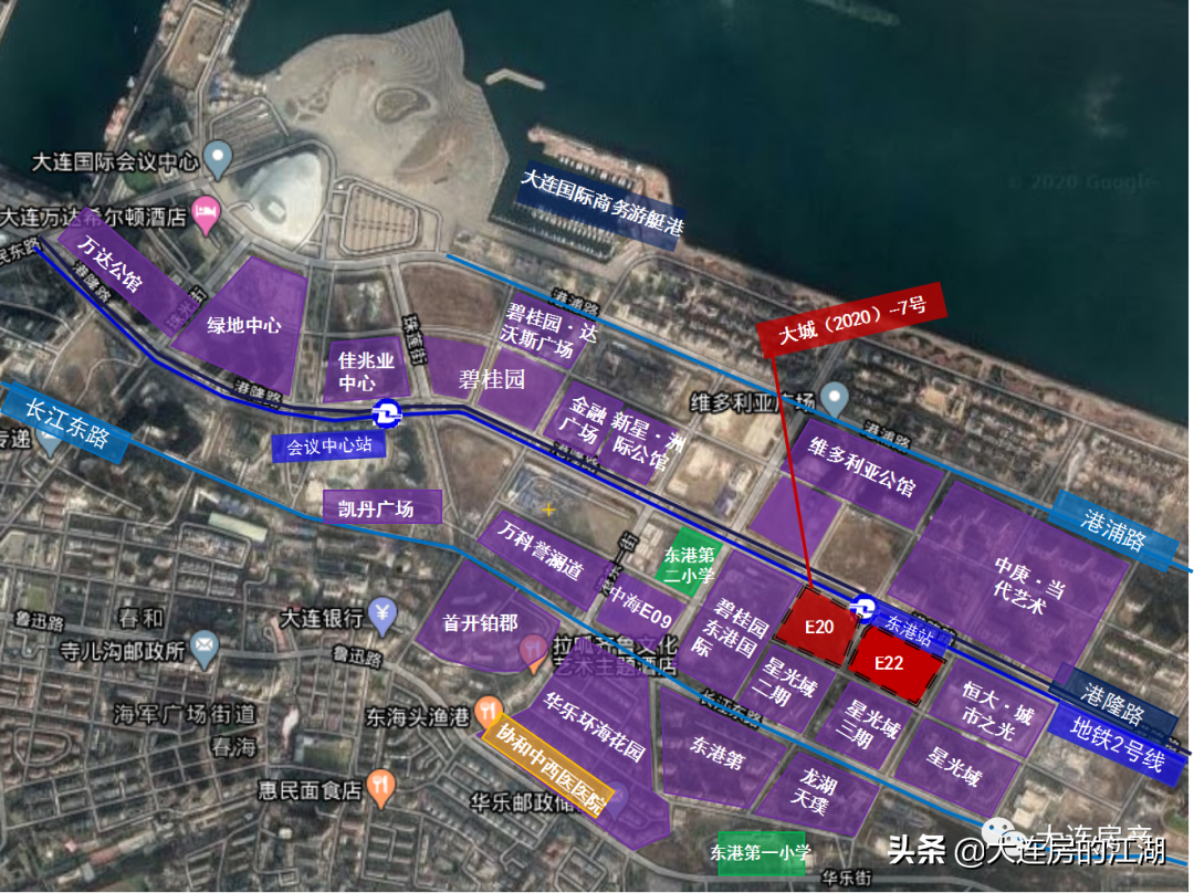 中泽瑞德（大连市）摘到东港新商服用地 建筑面积约21万相邻地铁站东港