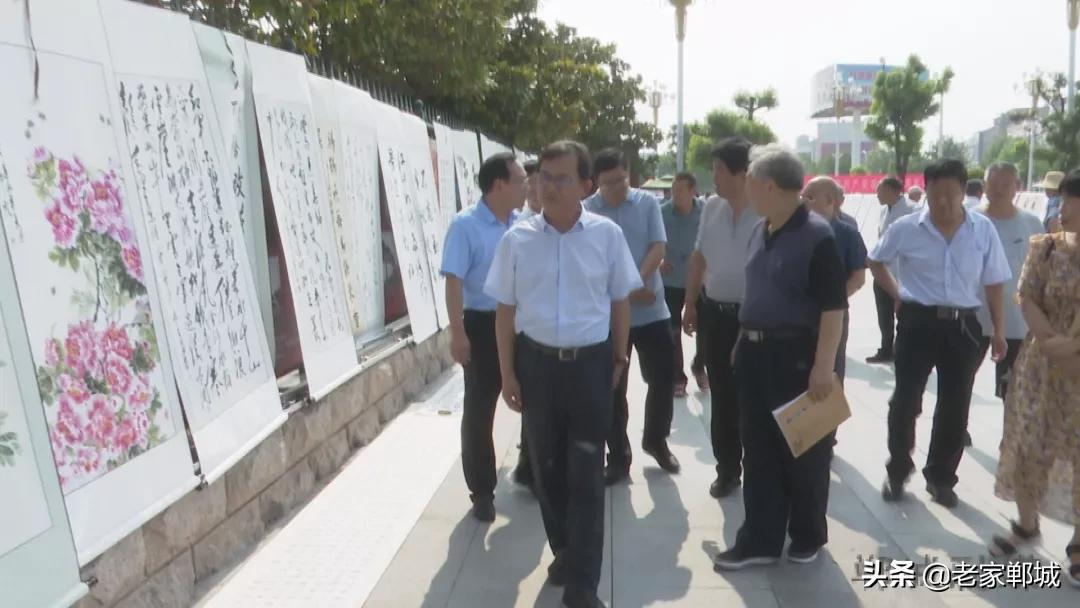 郸城：丹青写意颂党恩 翰墨传情书伟业