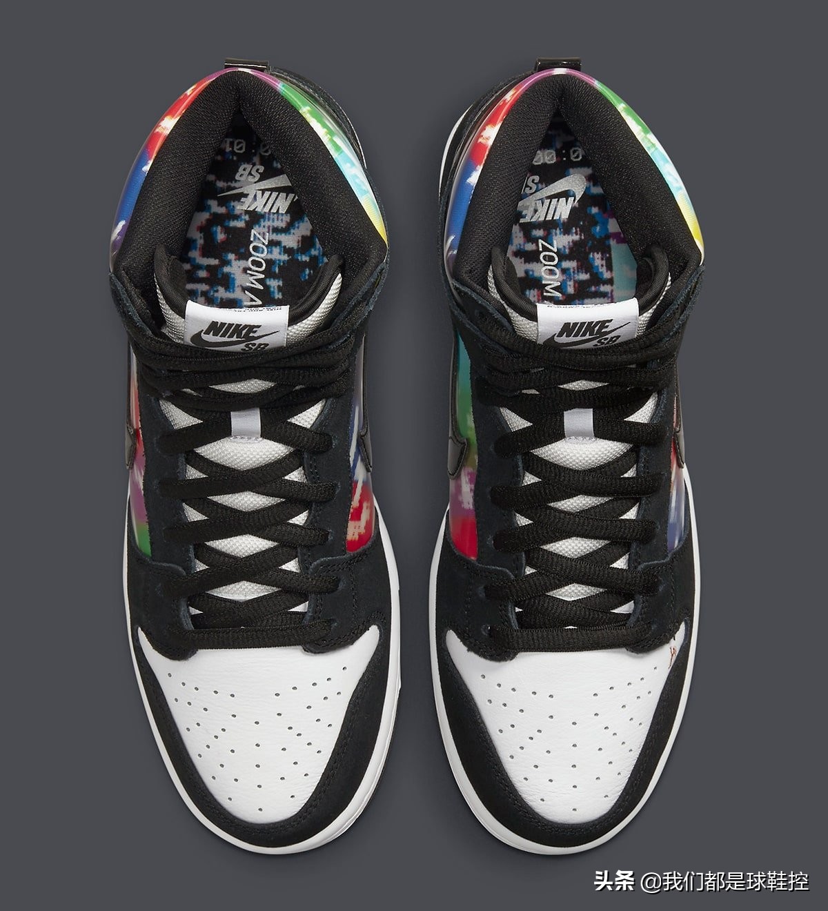 TV signal becomes inspiration, Nike SB Dunk High \