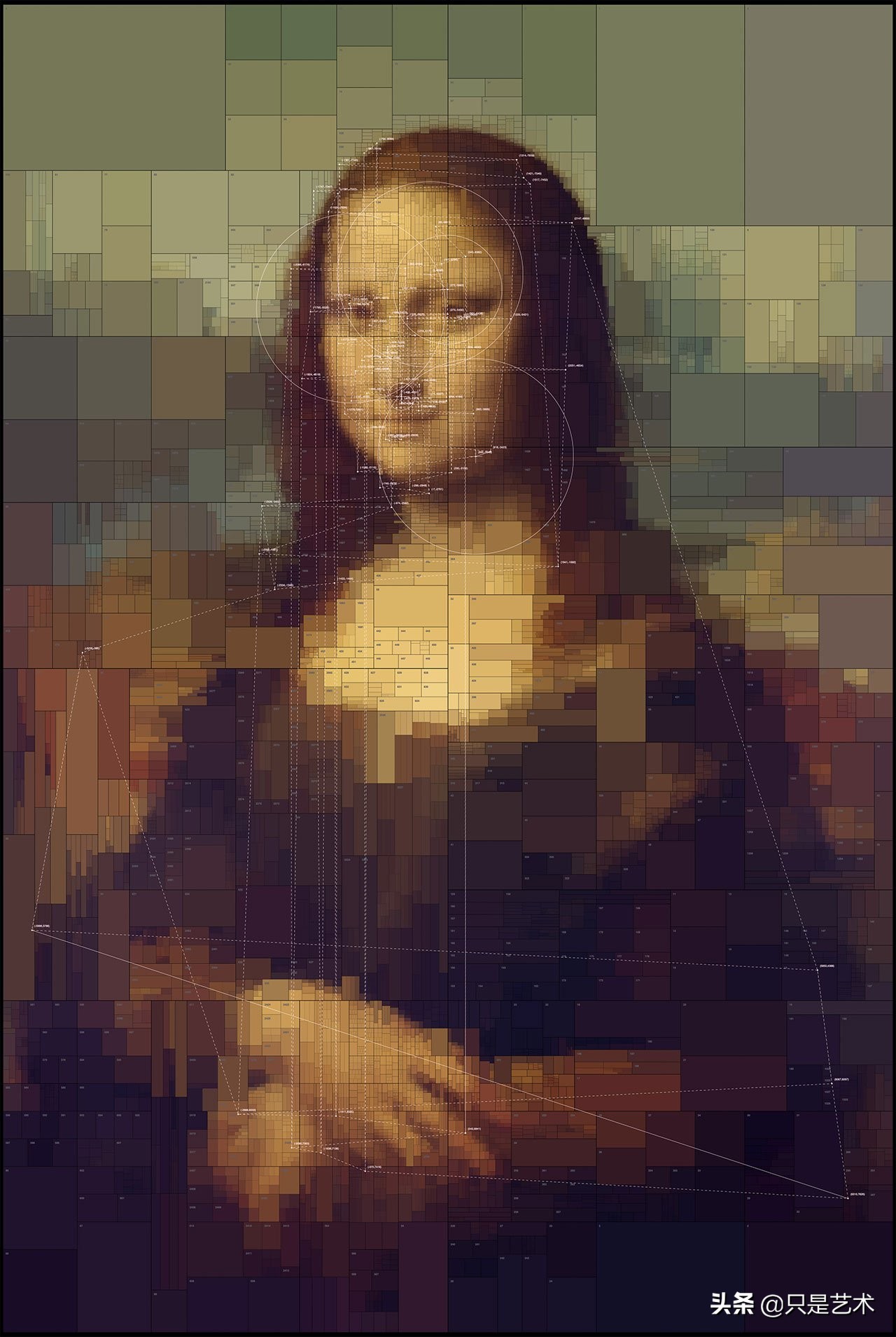 当世界名画变成了马赛克