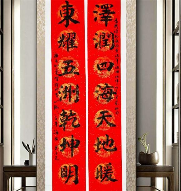 军旅榜书爱好者——梁金先