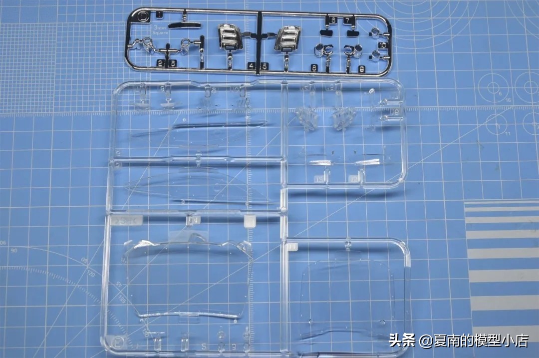 田宫 1:24 福特MUSTANG GT4 开盒简评