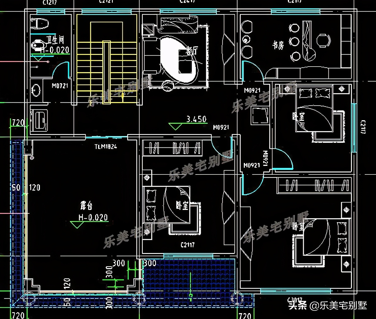 8套農村兩層自建房別墅設計圖,主體毛坯25w左右