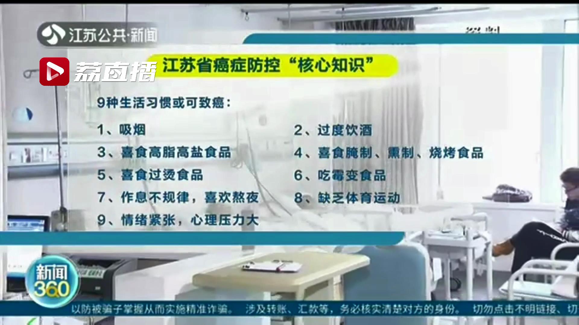 「全国肿瘤防治宣传周」江苏将建立防癌科普网络 年内举行100场科普宣传