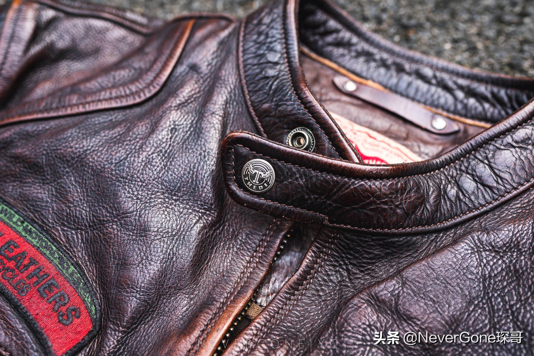 小众没人气的皮衣：Thedi J100做旧机车皮衣