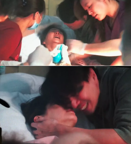 Ella搞怪給媽媽剪頭髮，表情認真專業，這身材美貌真吸睛了