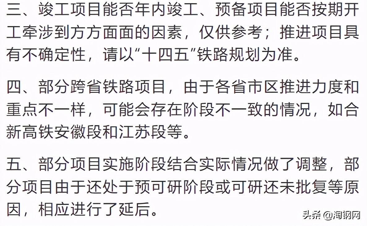 钢材需求来啦！|| 2021年各省市区铁路及重大项目汇总