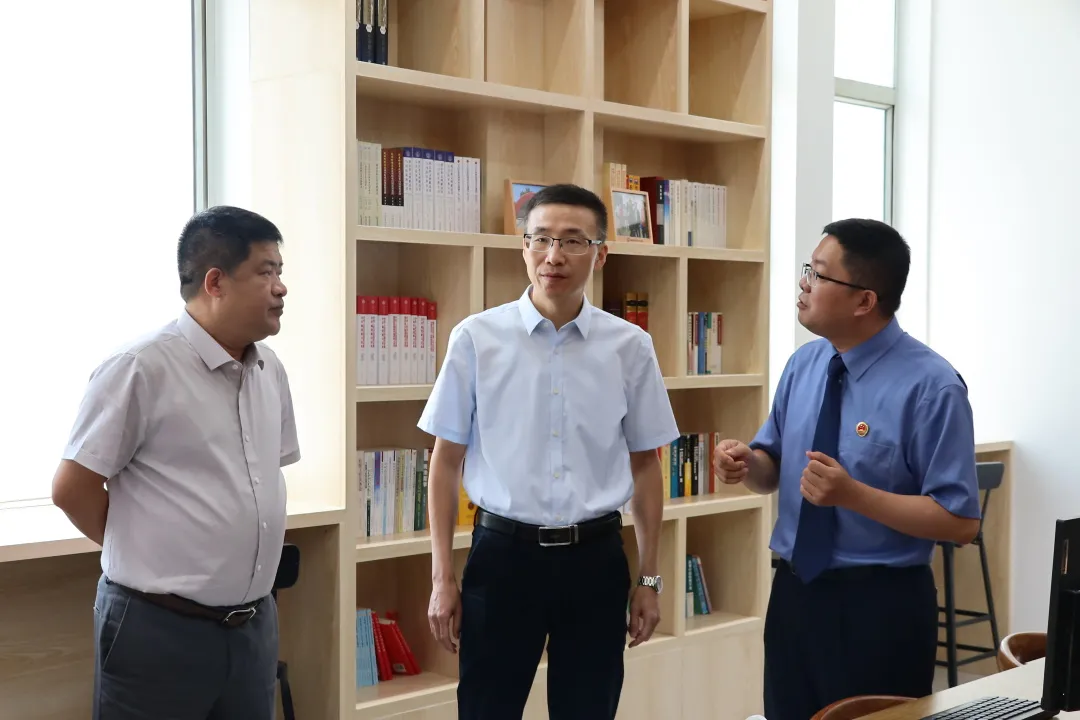 闽侯县委书记赵明正到闽侯县检察院调研