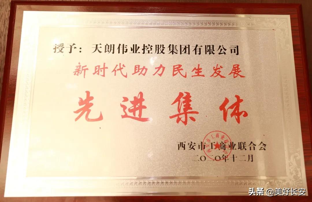助力民生发展,西安天朗控股再获殊荣,董事长孙茵登台领奖