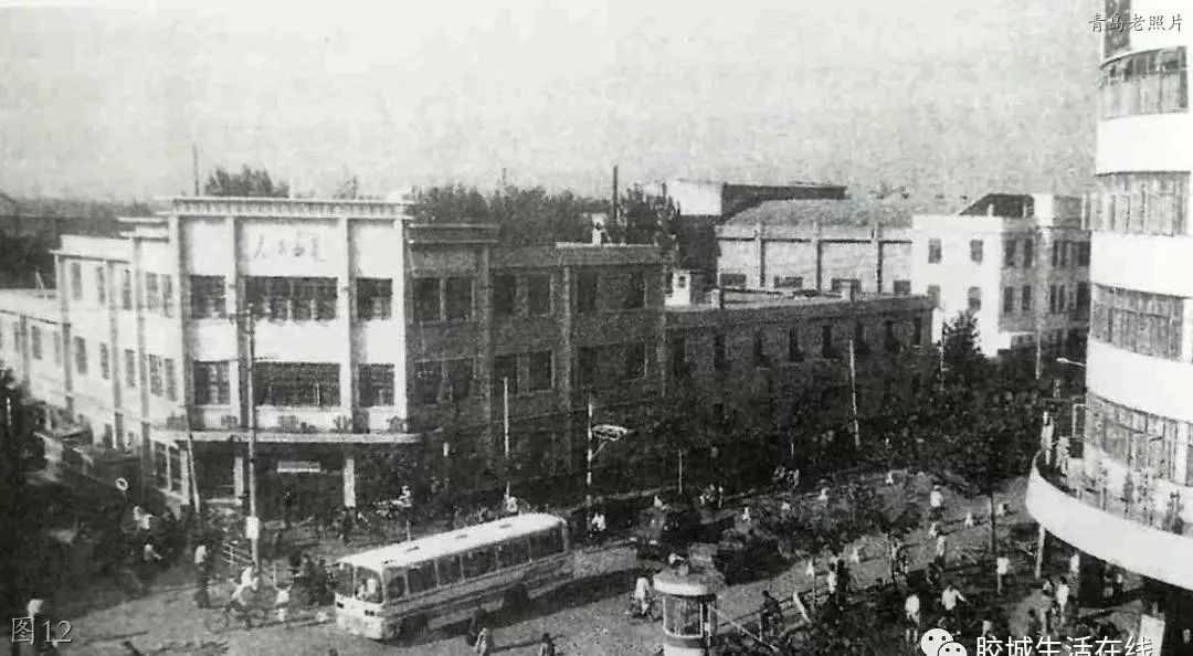 青岛胶州老照片：火车站，百货大楼，邮电大楼，老影剧院，一中