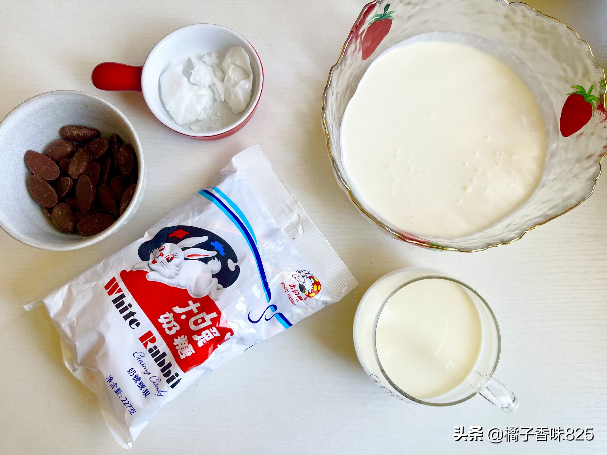 大白兔别再直接吃了，做成冰淇淋，细腻丝滑入口即化，做法超简单