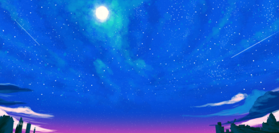 关于星星的名言：夜宿乌牙寺 举手扪星辰图片