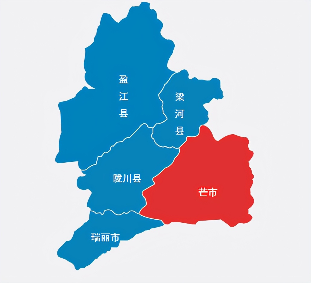 却不知德宏州除了瑞丽,还有盈江县,陇川县,芒市以及梁河县