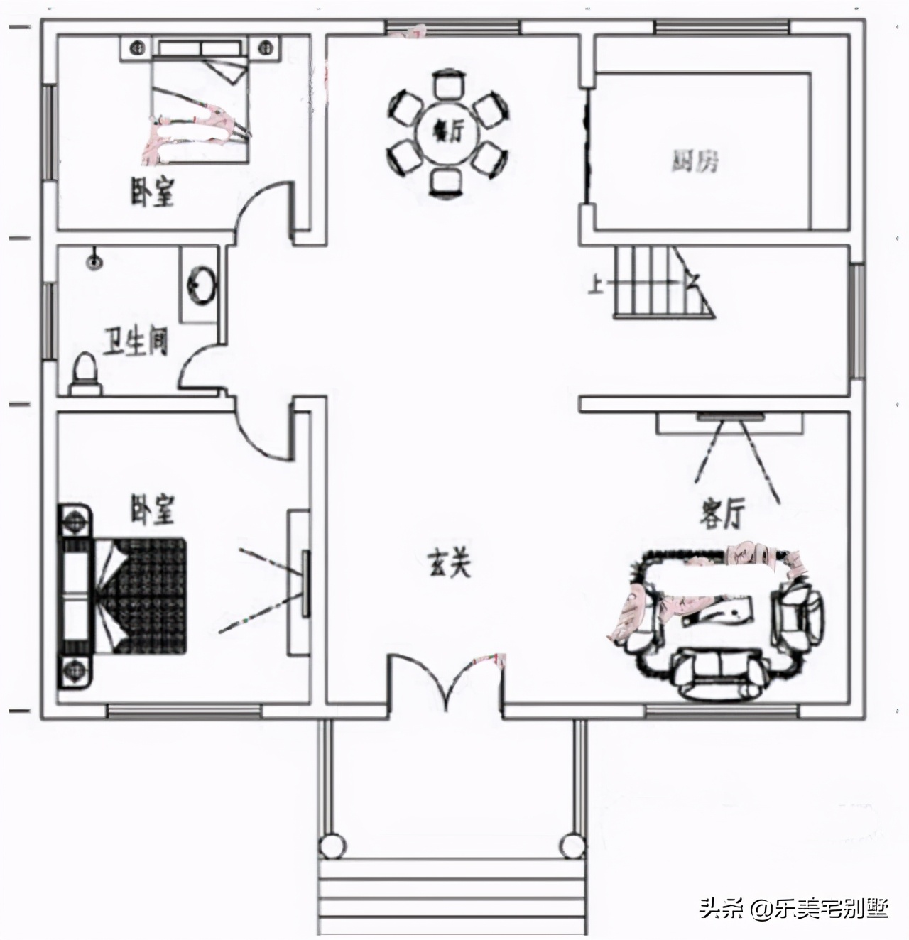 6款接地氣農村二層小別墅設計圖建成實景圖也非常漂亮