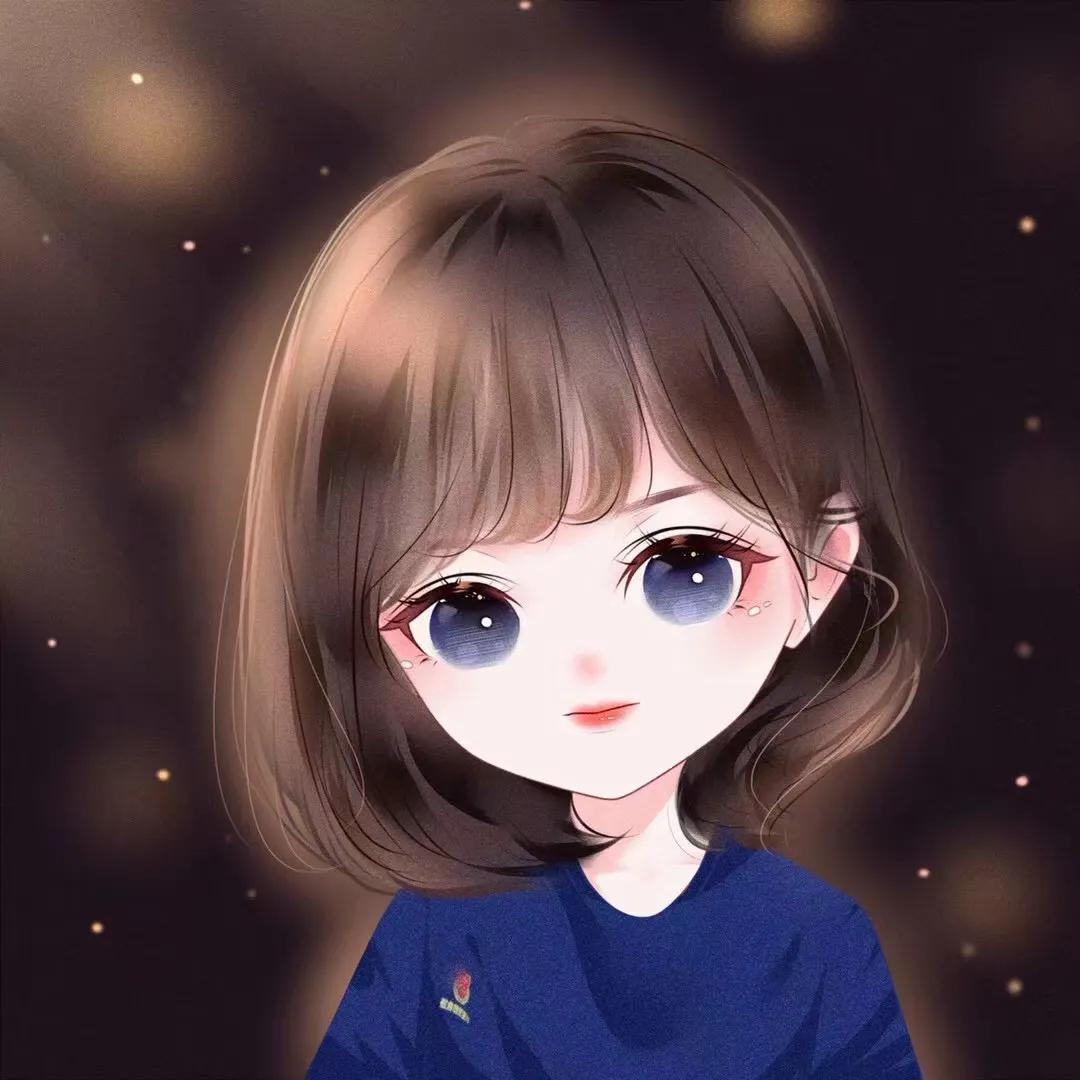 可爱女生漫画头像 牧笛头像画坊 Mdeditor