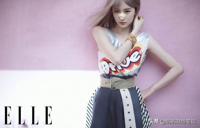 Liu Yifei tries 2 dimension pink to deliver model first, beautiful Sa! Is immortal elder sister mad also wild? 