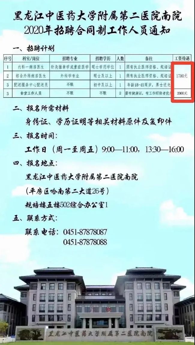 医院招聘医生月薪1.7K，食堂阿姨月薪2K！说好的尊医重卫？