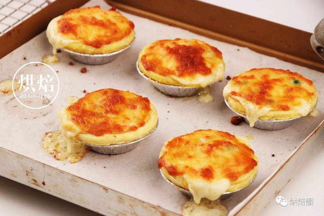 我用蛋撻皮做披薩快手簡單10分鐘搞定